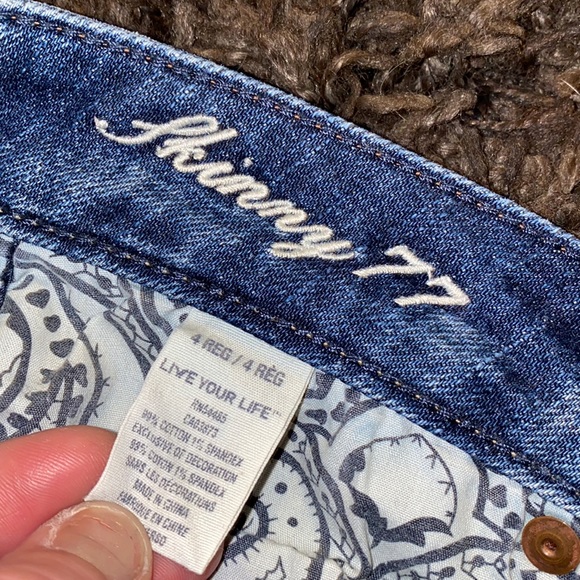 Two Pair Of American Eagle Jeans In Size 4 Regular - Picture 6 of 10